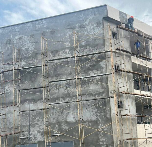 Location d'échafaudage métallique de façade