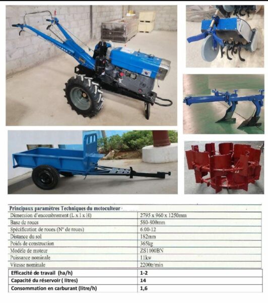Vente de motoculteur