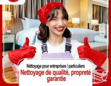 Nettoyage professionnel à vôtre disposition