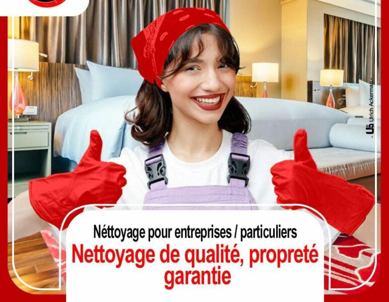 Nettoyage professionnel à vôtre disposition