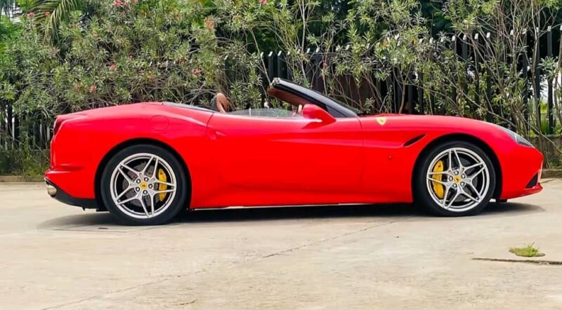 Location d'une Ferrari California