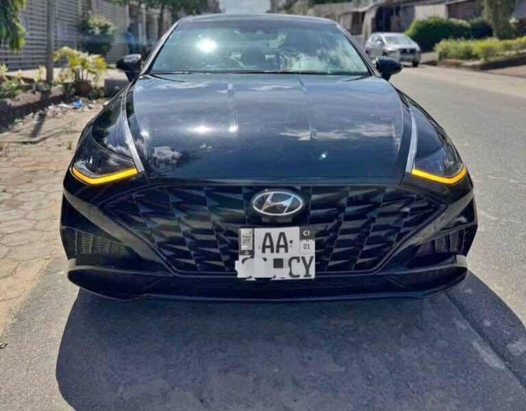 Location d'une Sonata 2021 sur Abidjan