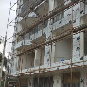 Location d'échafaudage de chantier