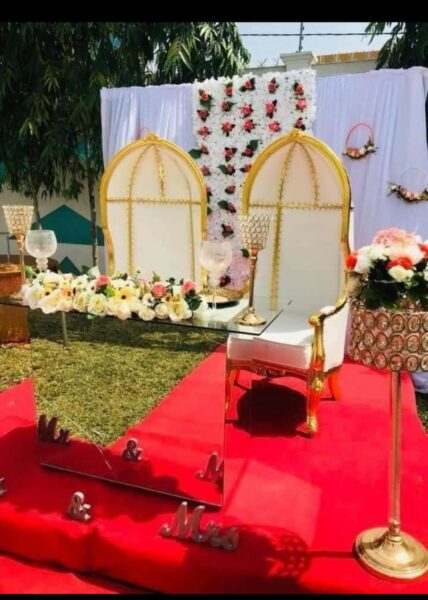 Location de table de mariage sur Abidjan