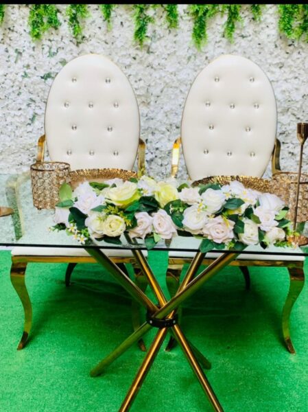 Location de table de mariage sur Abidjan