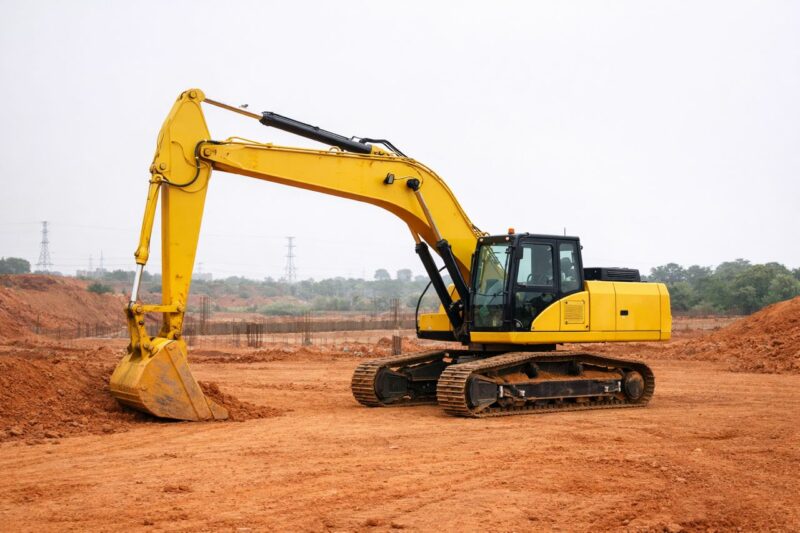 Location d'une pelle hydraulique pour vos chantiers