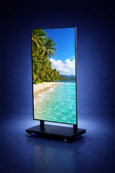 LOCATION – KAKÉMONOS / TOTEMS NUMÉRIQUES