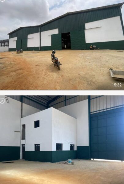 Location d'un entrepôt sur Yopougon