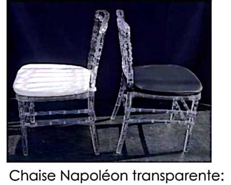 Location de chaises pour vos évènements