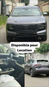 Location de JETOUR DASHING – SUV MODERNE sur Abidjan