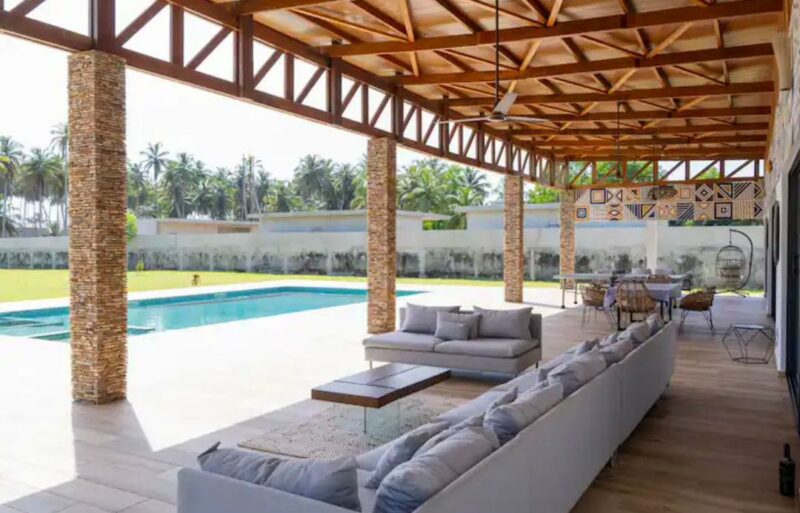 Location d'une résidence privée avec plage