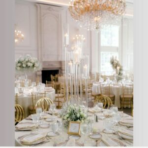 Location de centre de table bourgeois