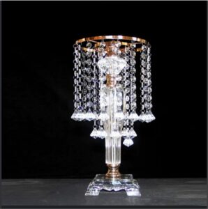 Location de centre table en Crystal