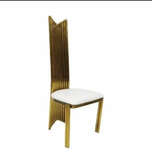 Location de chaise dos doré