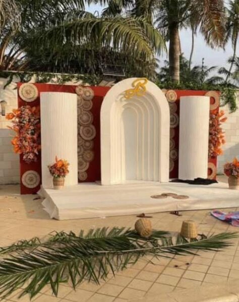 Location de fond de scène de dote