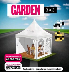 Location de Garden pour vos évènements