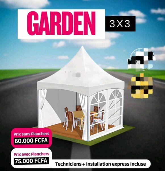 Location de Garden pour vos évènements