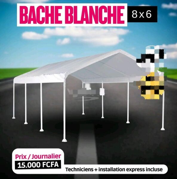 Location de bâches blanche pour vos évènements