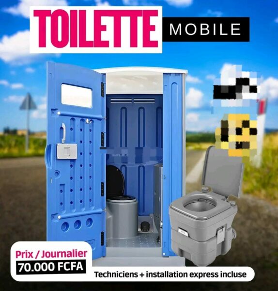 Location de toilette mobile sur Abidjan