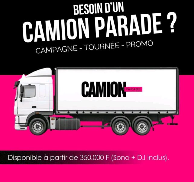 Location de parade pour vos publicités